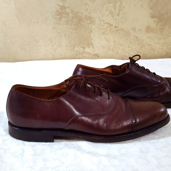 Ballys of Switzerland Men's Brown Cap Toe Dress Shoe - Bally Shoe Bags Included - Picture 7 of 16
